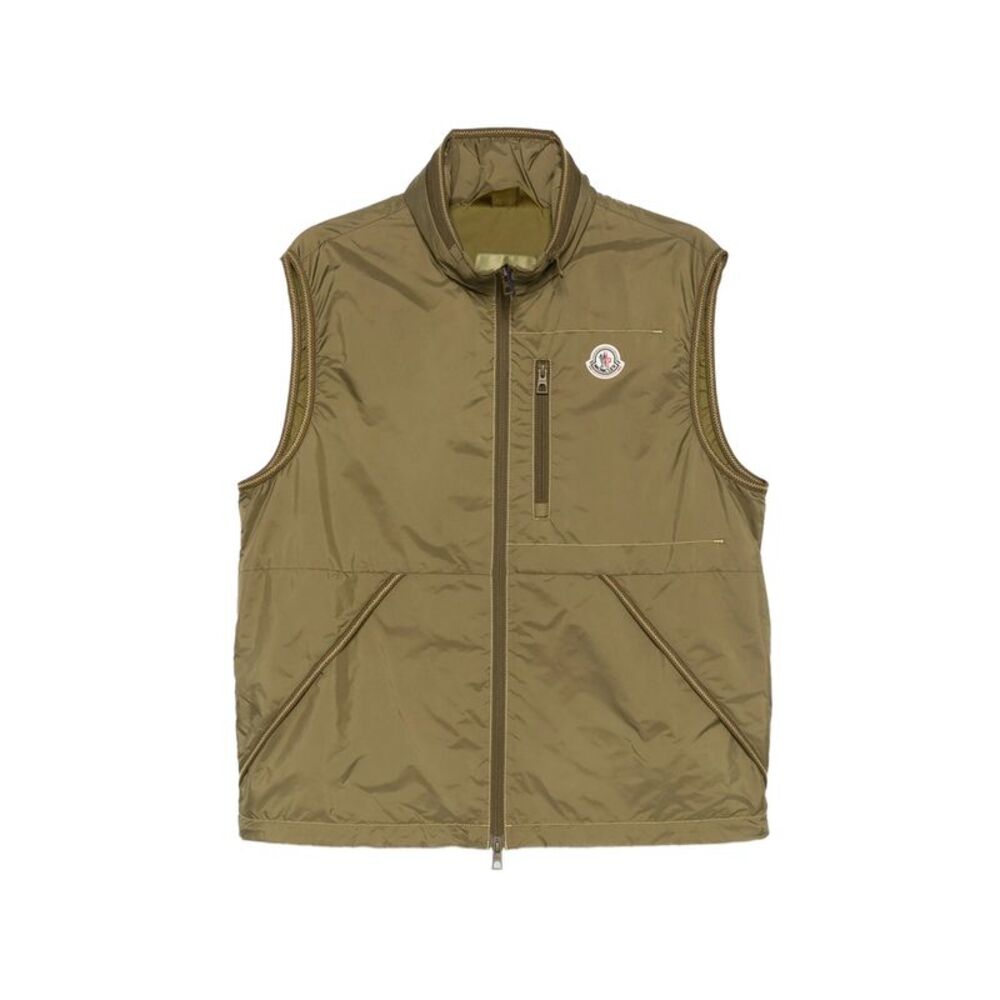 Moncler Green Jackets - Waistcoats & Gilets Men
